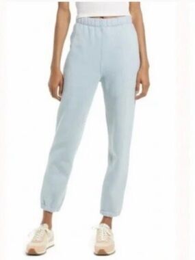 Reformation Blue Tapered Leg Sweatpants